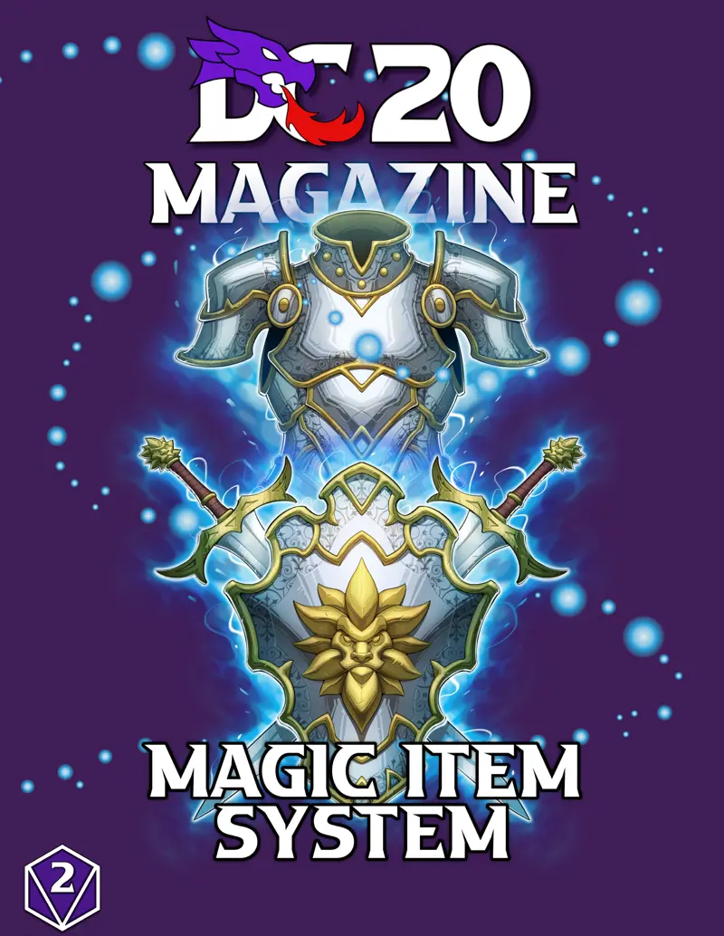 DC20 Magazine 02 Magic Item System v2