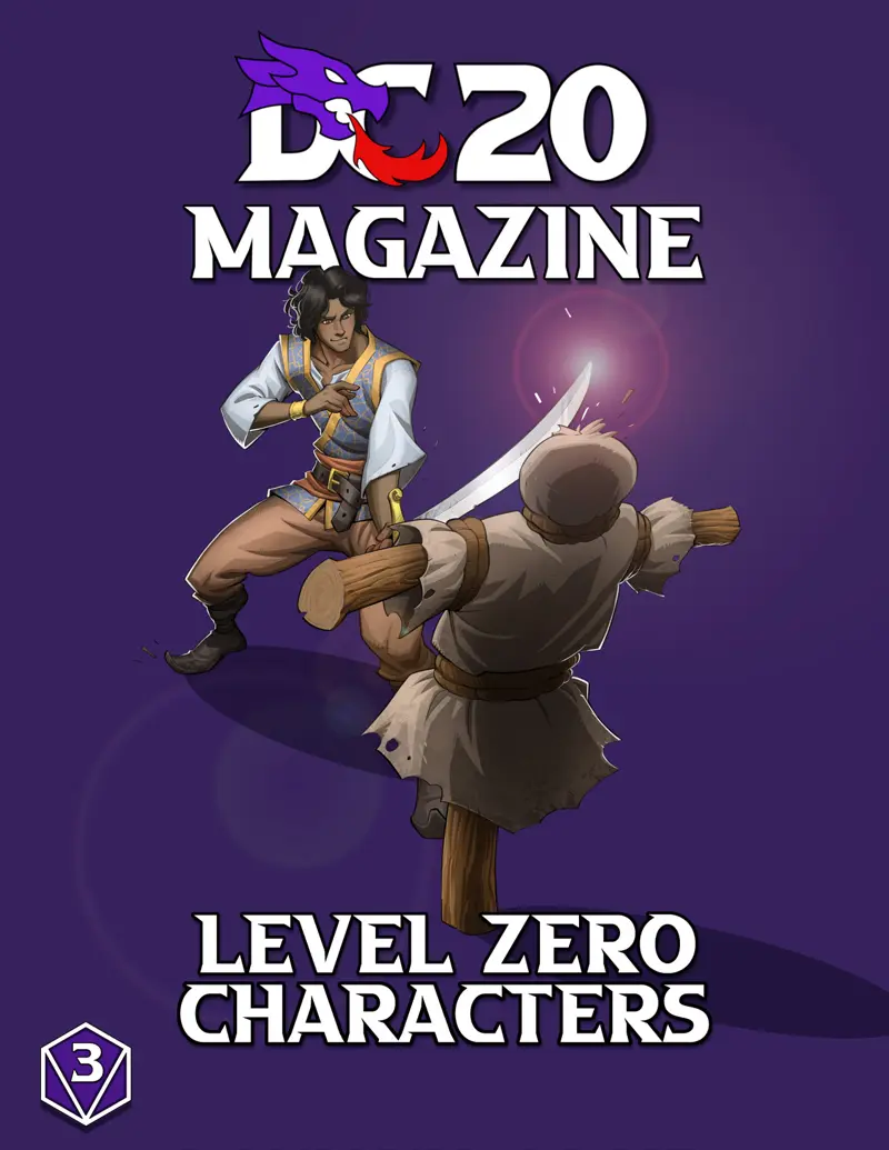 DC20 Magazine 03 Level 0 Characters