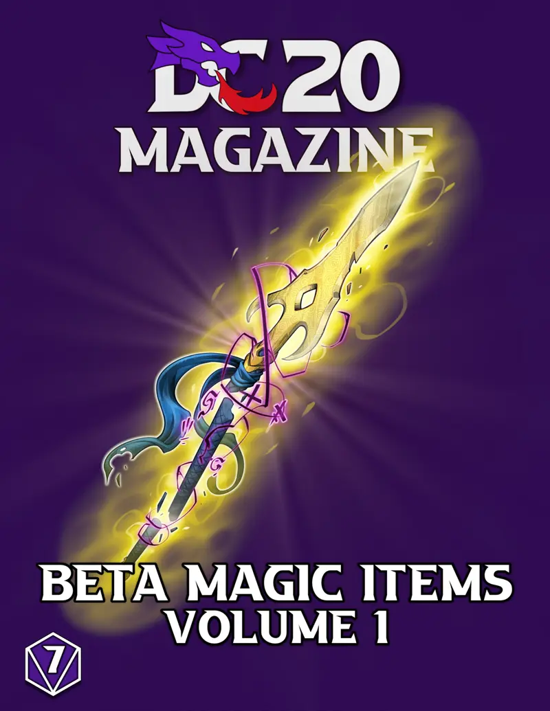 DC20 Magazine 07 Beta Magic Items Vol. 1 v1.0