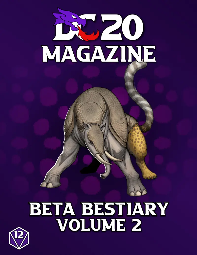DC20 Magazine 12 Beta Bestiary Vol. 2
