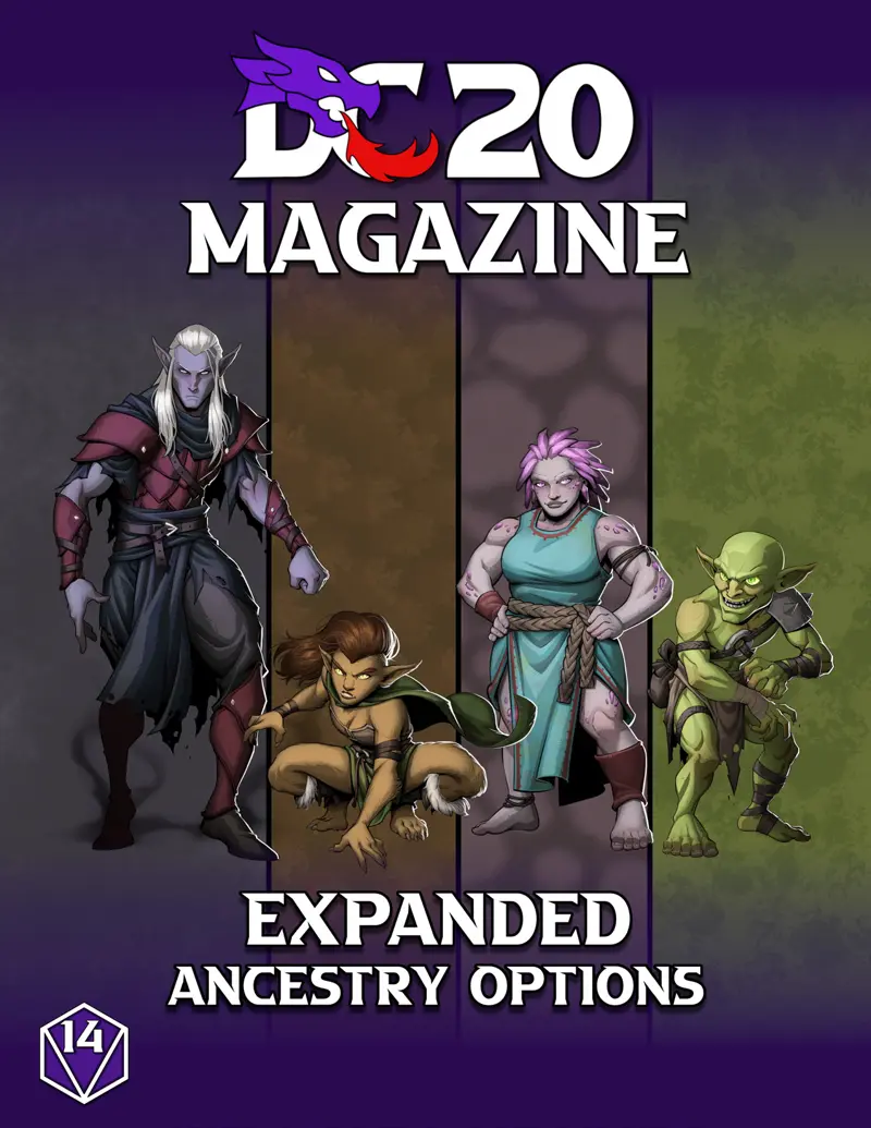 DC20 Magazine 14 Expanded Ancestry Options