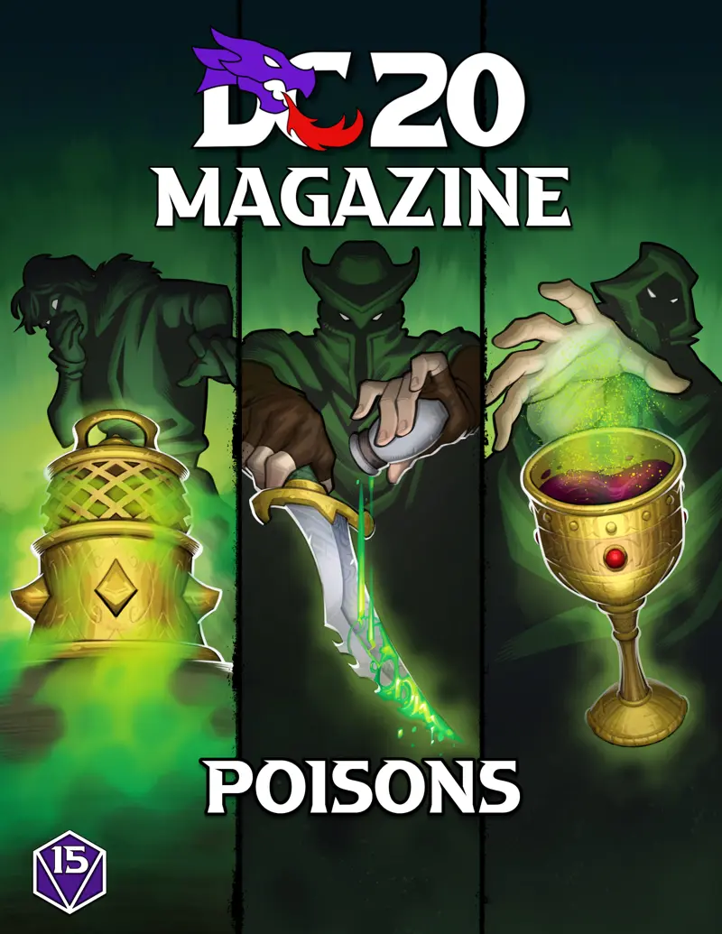 DC20 Magazine 15 Poisons