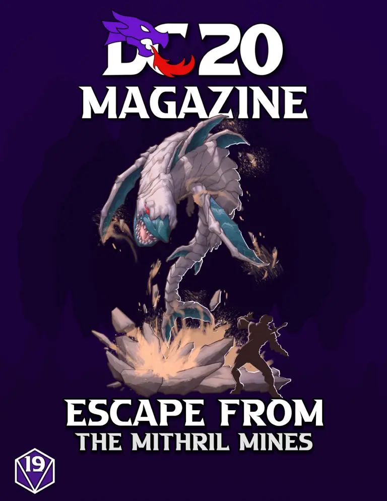 DC20 Magazine #19 - Escape from the Mithril Mines